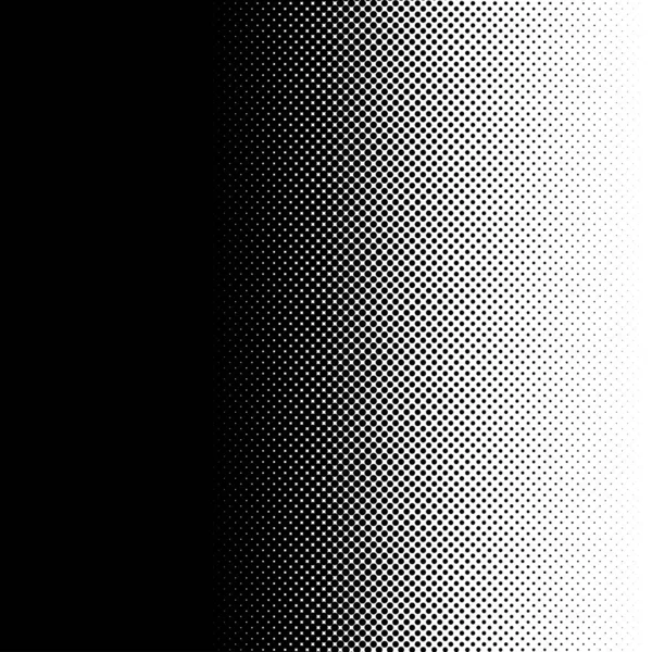 黒と白のハーフトーン 円のパターン ドット ポルカドットパターン — ストックベクタ