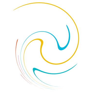 Sarmal, girdap, dönme, volta elementi. Girdap, kasırga etkisi. Dairesel, dairesel dönüş çizgileri - stok vektör illüstrasyonu, klip- sanat grafikleri