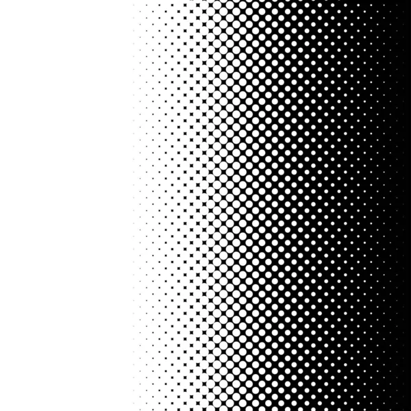 Schwarz Weißer Halbton Gepunktet Kreismuster Hintergrund Hintergrund Punkte Tupfenmuster — Stockvektor