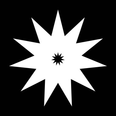 Yıldız, yıldızcık şekli, element vektörü