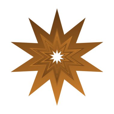 Yıldız, yıldızcık şekli, element vektörü