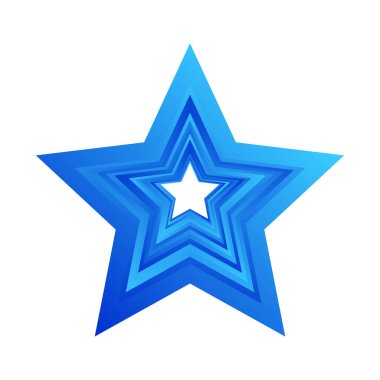 Yıldız, yıldızcık şekli, element vektörü