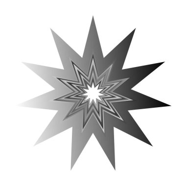 Yıldız, yıldızcık şekli, element vektörü