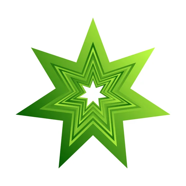 Estrela Forma Estrela Elemento Vetor —  Vetores de Stock