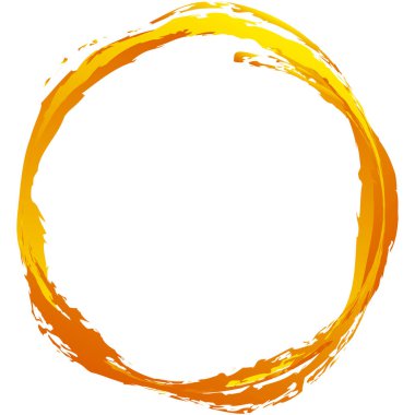 Çirkin desenli daire elementi, şekli. Dairesel grunge şekli