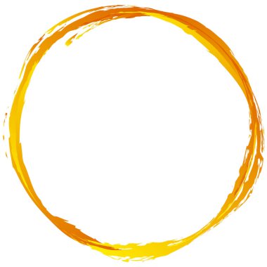 Çirkin desenli daire elementi, şekli. Dairesel grunge şekli