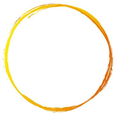 Çirkin desenli daire elementi, şekli. Dairesel grunge şekli