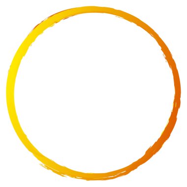 Çirkin desenli daire elementi, şekli. Dairesel grunge şekli