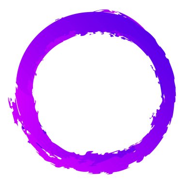 Çirkin desenli daire elementi, şekli. Dairesel grunge şekli