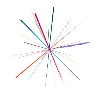 Radikal, yayılan çizgiler, çizgiler soyut dairesel elementler. Işınlar, ışınlar, yıldız patlamaları, güneş patlaması elementleri. Birleşme, birleşme, yayılma çizgileri