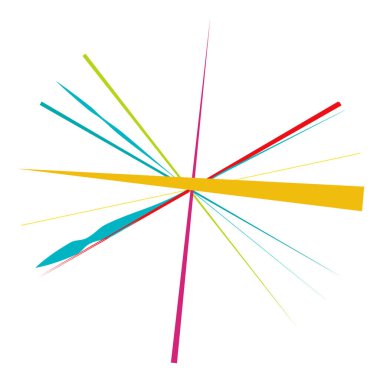 Radikal, yayılan çizgiler, çizgiler soyut dairesel elementler. Işınlar, ışınlar, yıldız patlamaları, güneş patlaması elementleri. Birleşme, birleşme, yayılma çizgileri