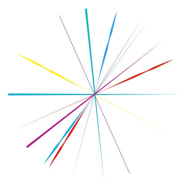 Radikal, yayılan çizgiler, çizgiler soyut dairesel elementler. Işınlar, ışınlar, yıldız patlamaları, güneş patlaması elementleri. Birleşme, birleşme, yayılma çizgileri