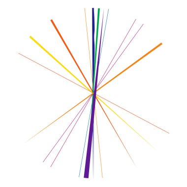 Radikal, yayılan çizgiler, çizgiler soyut dairesel elementler. Işınlar, ışınlar, yıldız patlamaları, güneş patlaması elementleri. Birleşme, birleşme, yayılma çizgileri