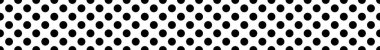 Siyah ve beyaz yarım ton, noktalı, daireler, arka plan, arka plan. Noktalar, noktalar deseni. Kusursuz bir şekilde tekrarlanabilir - stok vektör illüstrasyonu, klip- sanat grafikleri