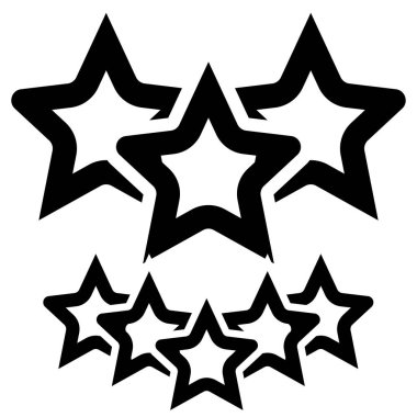 Yıldız derecelendirme elemanı Ödül, kalite seviyesi, kullanıcı memnuniyeti, sıralama, tatmin konsepti simgeleri - hisse vektörü illüstrasyonu, klip- sanat grafikleri