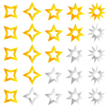 Yıldız derecelendirme elemanı Ödül, kalite seviyesi, kullanıcı memnuniyeti, sıralama, tatmin konsepti simgeleri - hisse vektörü illüstrasyonu, klip- sanat grafikleri