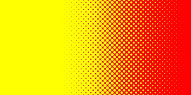 Pop sanat, polka noktalar, daireler yarım ton, komik efekt deseni - stok vektör illüstrasyonu, klip- sanat grafikleri