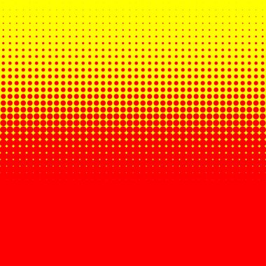 Pop sanat, polka noktalar, daireler yarım ton, komik efekt deseni - stok vektör illüstrasyonu, klip- sanat grafikleri