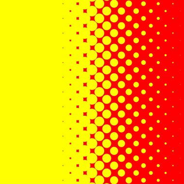 Pop sanat, polka noktalar, daireler yarım ton, komik efekt deseni - stok vektör illüstrasyonu, klip- sanat grafikleri