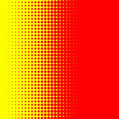 Pop sanat, polka noktalar, daireler yarım ton, komik efekt deseni - stok vektör illüstrasyonu, klip- sanat grafikleri