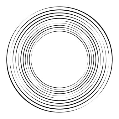 Çember, oval, elipse kontur grafikleri