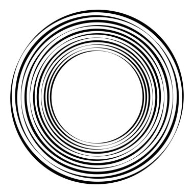Çember, oval, elipse kontur grafikleri