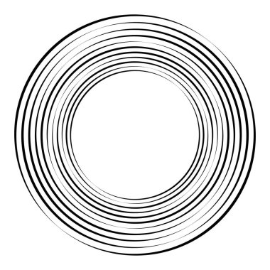 Çember, oval, elipse kontur grafikleri