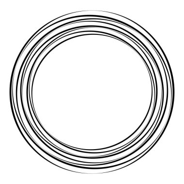 Çember, oval, elipse kontur grafikleri