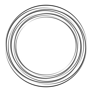 Çember, oval, elipse kontur grafikleri