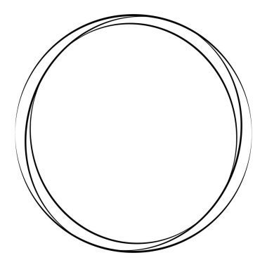 Çember, oval, elipse kontur grafikleri