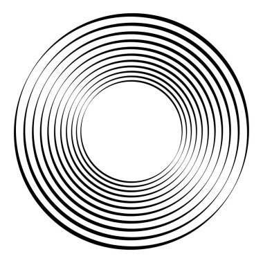 Çember, oval, elipse kontur grafikleri