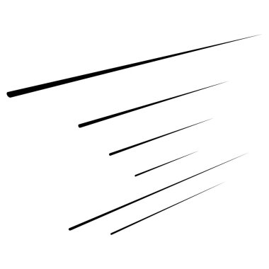 Üç boyutlu düz, paralel dinamik düzensiz çizgiler, çizgili elementler. Motor, patlama, hız çizgi roman efekti satırları