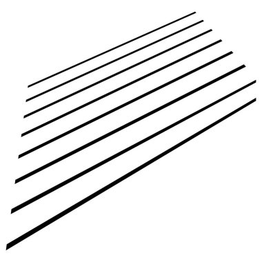 Üç boyutlu düz, paralel dinamik düzensiz çizgiler, çizgili elementler. Motor, patlama, hız çizgi roman efekti satırları