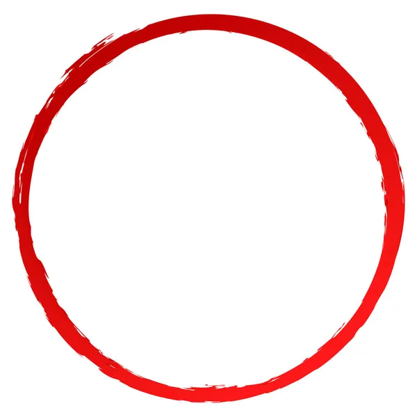 Grungy Strukturierte Kreis Element Form Kreisförmige Grunge Form — Stockvektor