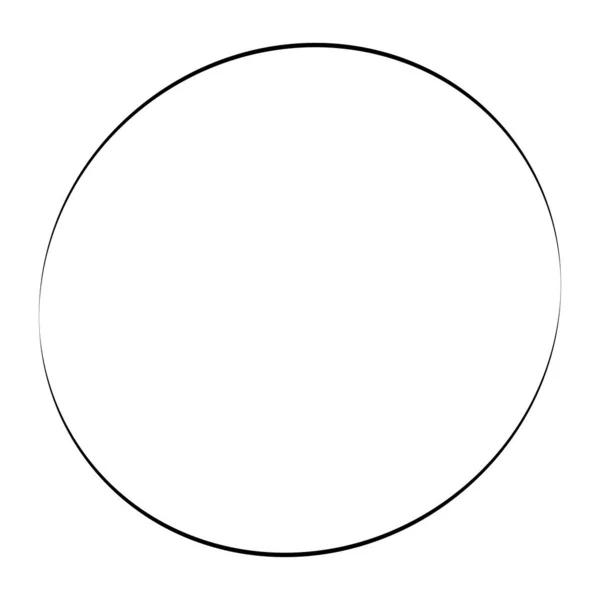 Círculo Óvalo Gráficos Contorno Elipse — Archivo Imágenes Vectoriales