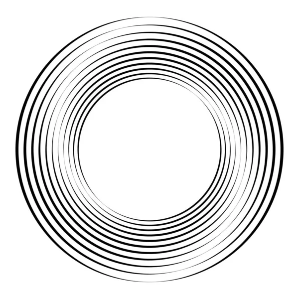 Círculo Óvalo Gráficos Contorno Elipse — Vector de stock