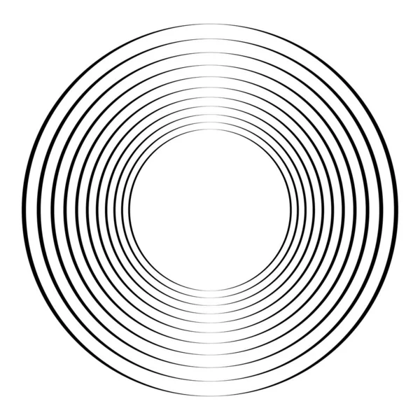 Cirkel Oval Eliips Konturgrafik — Stock vektor
