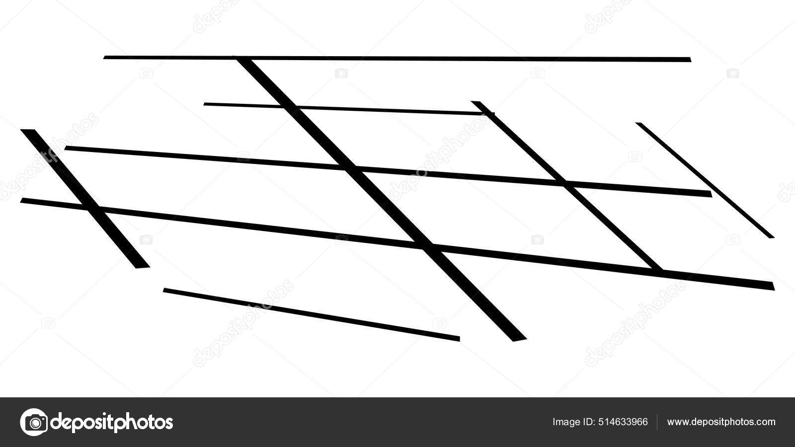 Räumliches Gitter Gitter Und Gitter Abstrakte Geometrische Form Element  Schnittende Stock-Vektorgrafik von ©vectorguy 514633966