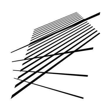 3D, uzaysal şebeke, meş 'ler. Perspektif olarak kesişen, kesişen, kesişen çizgiler. Soyut ızgara, çardak, kafes, ağ