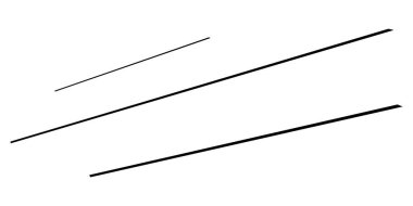 Üç boyutlu düz, paralel dinamik düzensiz çizgiler, çizgili elementler. Eylem, patlama, hızlı çizgi roman efekti çizgileri - stok vektör illüstrasyonu, klip sanatları grafikleri