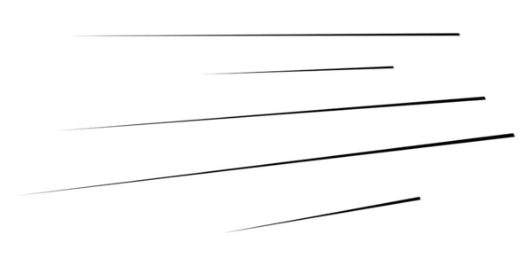 Recta Paralela Dinámica Líneas Irregulares Rayas Elemento Acción Ráfaga Líneas — Vector de stock