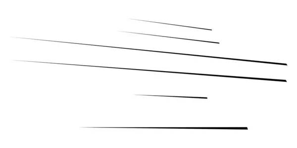 Straight Parallel Dynamic Irregular Lines Stripes Element Action Burst Speed — Stock Vector