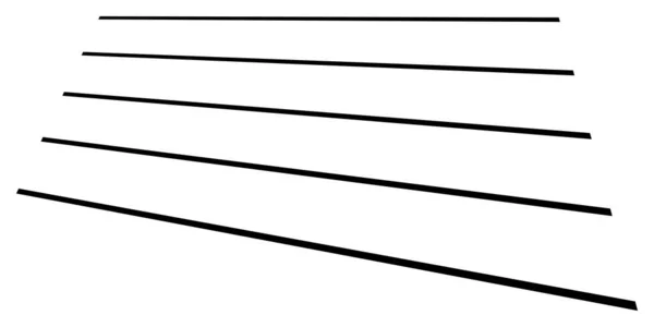 Rettilineo Parallele Dinamiche Linee Irregolari Elemento Strisce Azione Scoppio Velocità — Vettoriale Stock