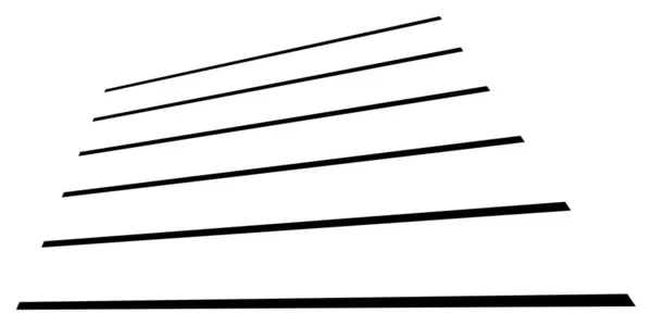 Rettilineo Parallele Dinamiche Linee Irregolari Elemento Strisce Azione Scoppio Velocità — Vettoriale Stock