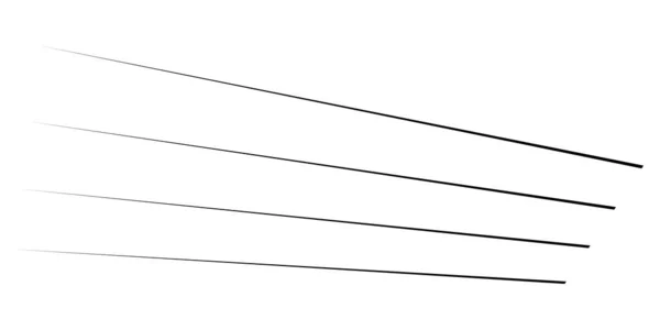 Rettilineo Parallele Dinamiche Linee Irregolari Elemento Strisce Azione Scoppio Velocità — Vettoriale Stock