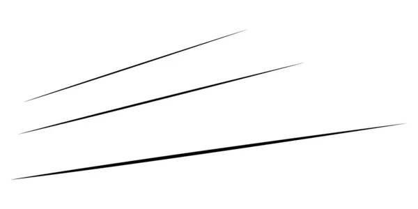 3D直线 平行的动态不规则线条 条纹元素 速度喜剧效果线 库存矢量图解 剪贴画 — 图库矢量图片