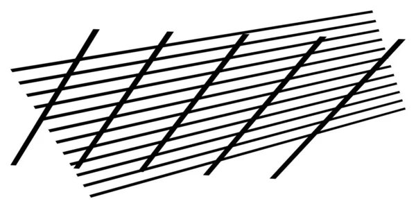 Siatka Przestrzenna Siatka Ruszt Krata Abstrakcyjny Kształt Geometryczny Element Przecinające — Wektor stockowy