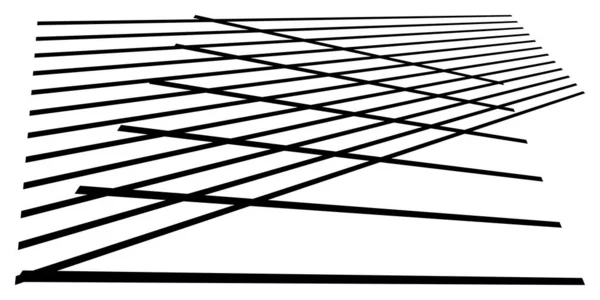 추상적 기하학적 Intersecting Lines Perspective Stock Vector Illustration Clip Art — 스톡 벡터