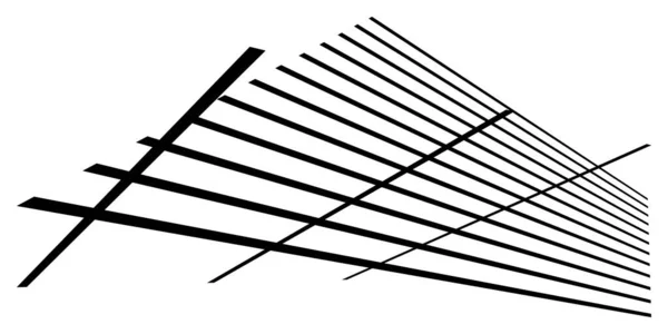 Grade Espacial Malha Grade Treliça Forma Geométrica Abstrata Elemento Linhas — Vetor de Stock