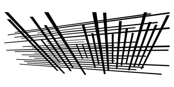 Räumliches Gitter Gitter Und Gitter Abstrakte Geometrische Form Element Schnittende — Stockvektor